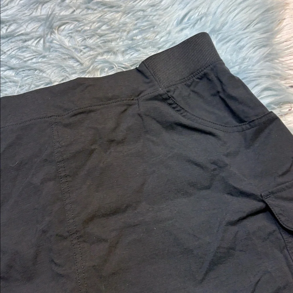 Eddie Bauer Black Ribbed Waistband Skirt sz XL